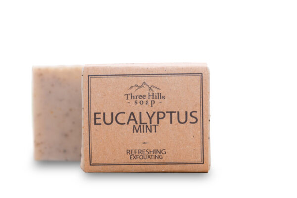 Three Hills Soap kooriv eukalüpti-mündiseep