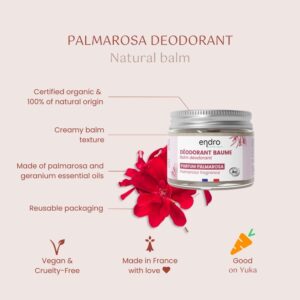 Endro orgaaniline kreemdeodorant – Palmarosa
