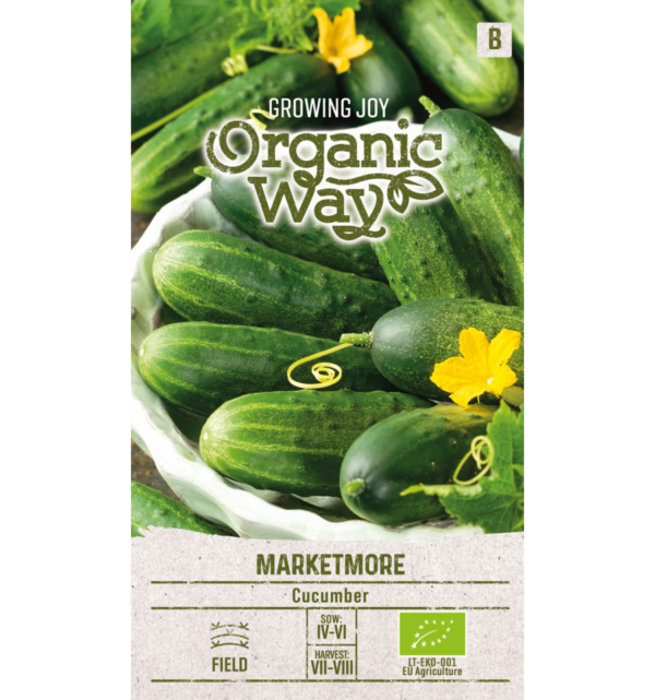 Kurk maheseemned Marketmore Organic Way