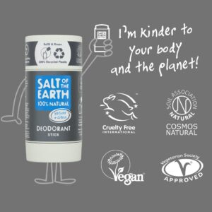 Salt of the Earth pulkdeodorant meestele Vetiver + citrus, 84g