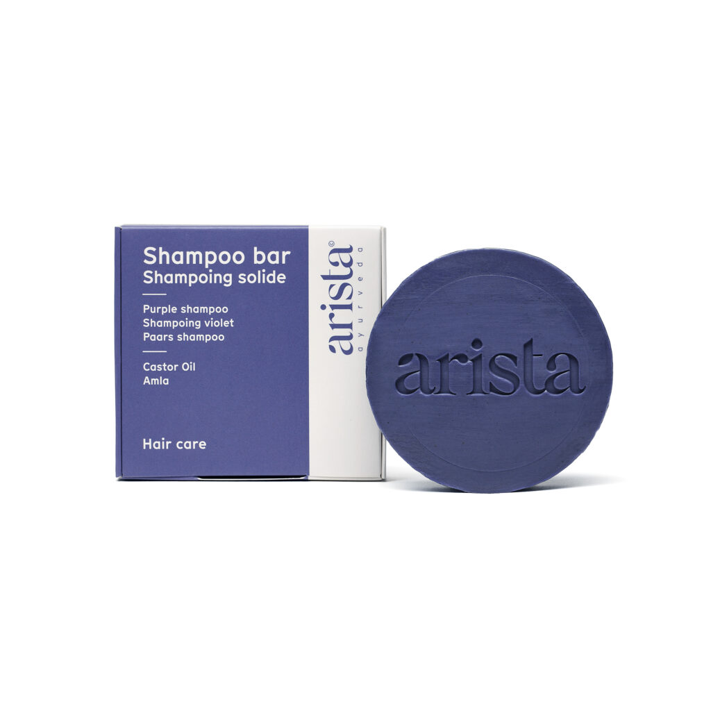 Kollast tooni neutraliseeriv tahke šampoon