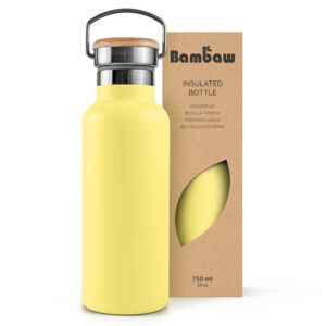 Bambaw korduvkasutatav termopudel kollane, 750ml