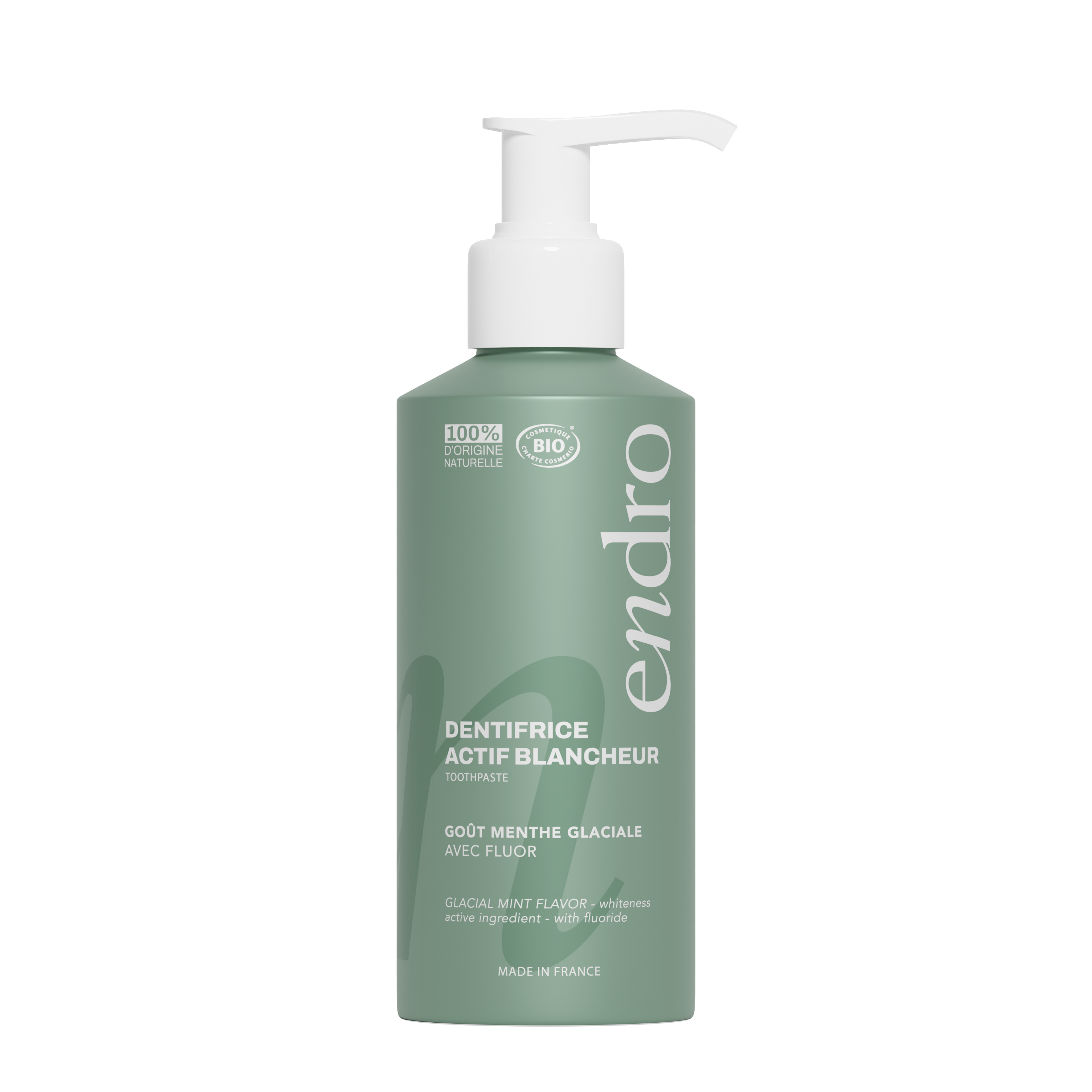 Orgaaniline piparmündi hambapasta floriidiga