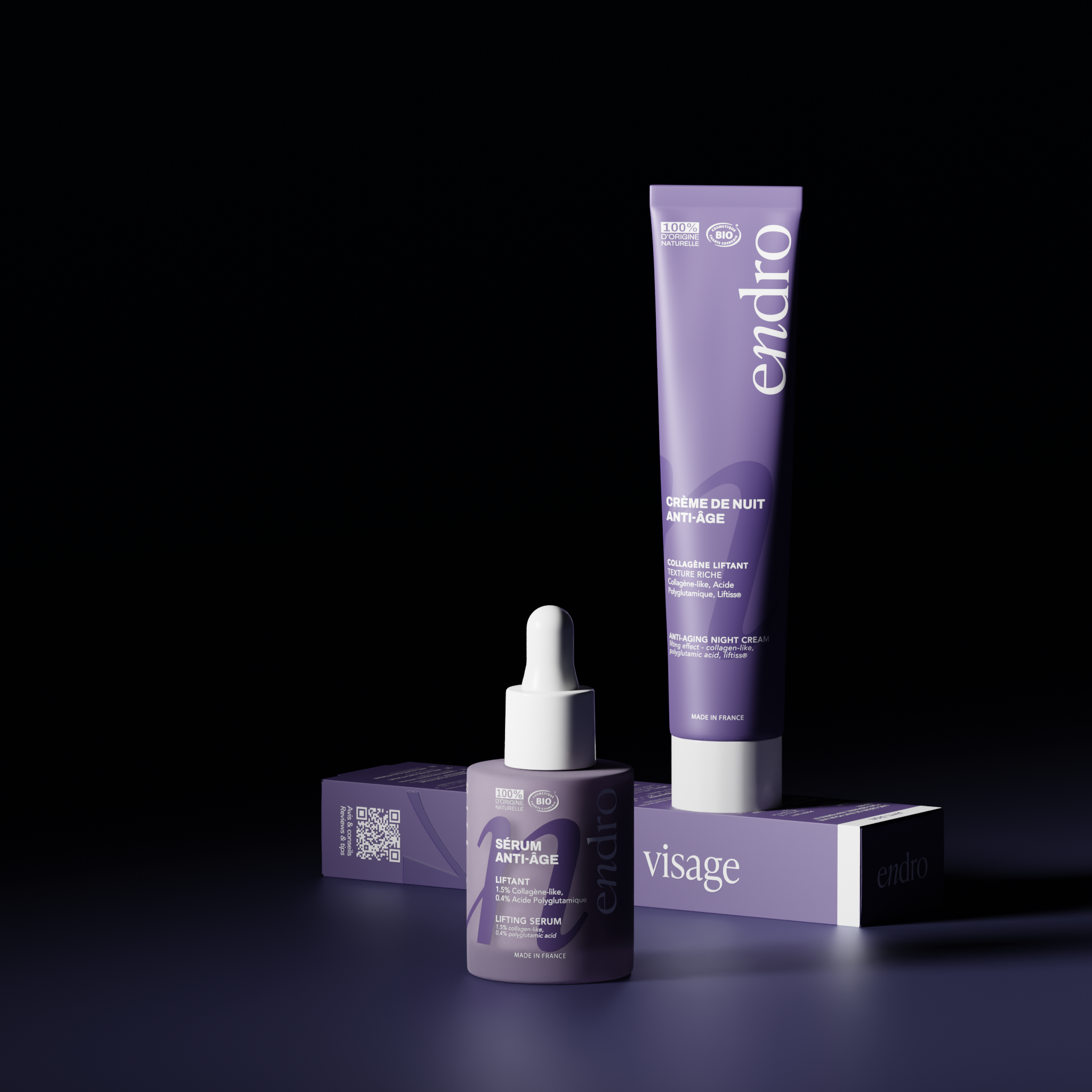 Endro pinguldav anti-age öökreem kollageeniga - Image 5